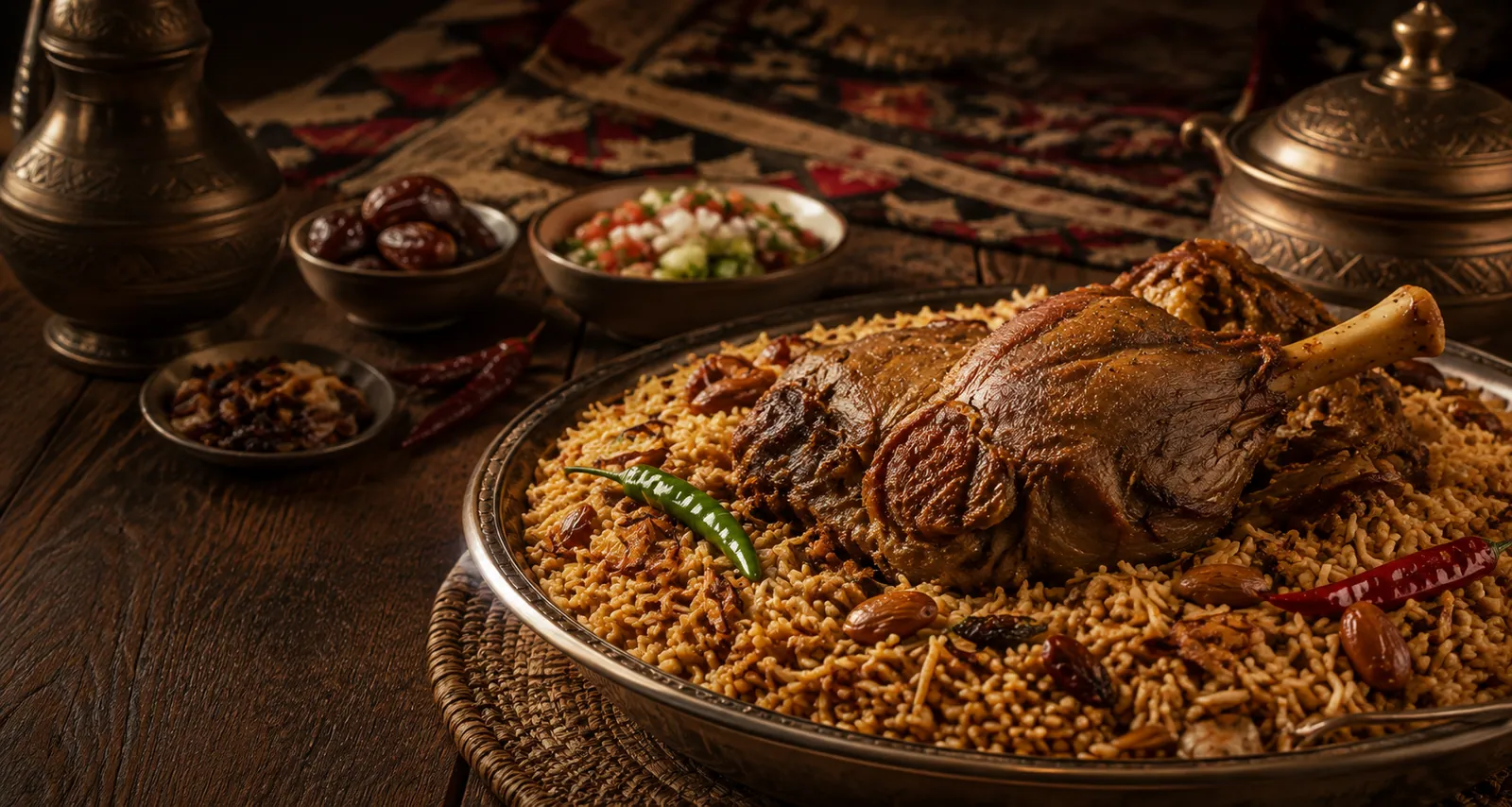 مندي لحم من أصالة الديرة